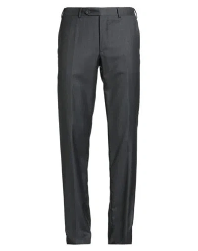 Canali Man Pants Grey Size 38 Wool In Gray