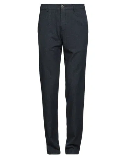 Canali Man Pants Midnight Blue Size 40 Wool, Cotton, Polyamide, Elastane