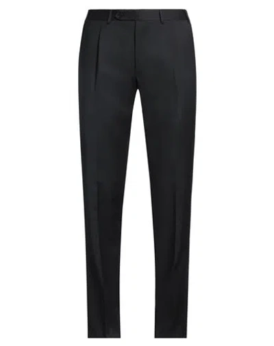 Canali Man Pants Midnight Blue Size 40 Wool