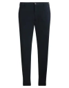 Canali Man Pants Midnight Blue Size 44 Cotton, Elastane In Blue