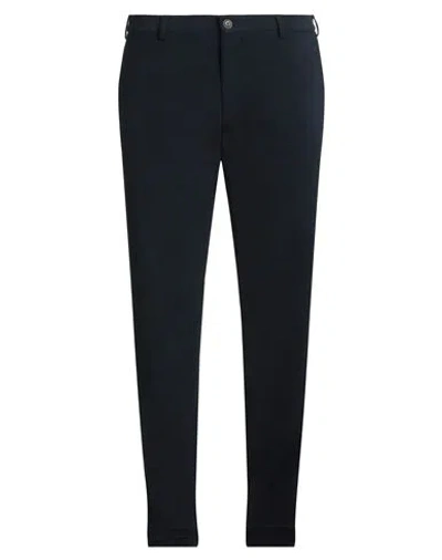 Canali Man Pants Midnight Blue Size 44 Cotton, Elastane