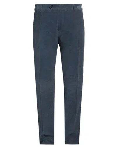 Canali Man Pants Navy Blue Size 44 Cotton