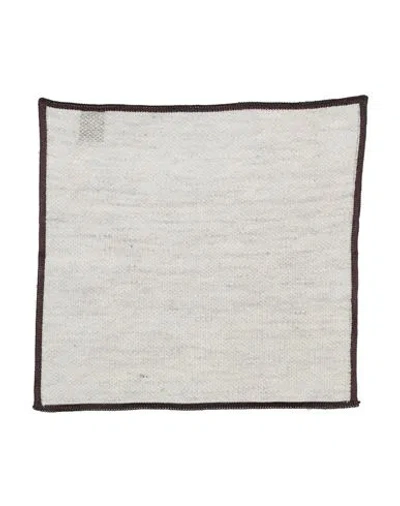 Canali Man Scarf Beige Size - Silk, Linen