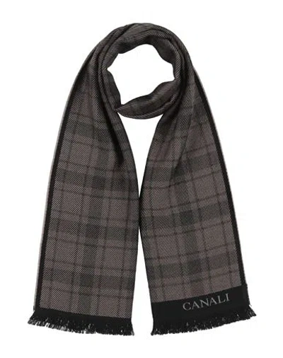 Canali Man Scarf Beige Size - Wool In Sand