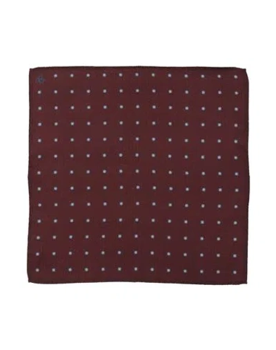 Canali Man Scarf Brown Size - Silk In Brown