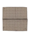 Canali Man Scarf Brown Size - Silk In Brown