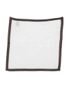 Canali Man Scarf Dark Brown Size - Cotton