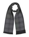 Canali Man Scarf Grey Size - Wool In Gray
