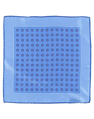 Canali Man Scarf Light Blue Size - Silk
