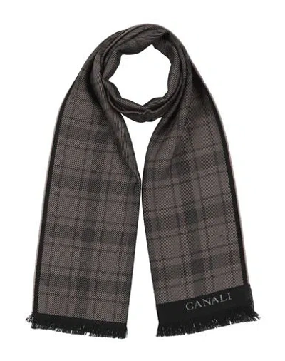 Canali Man Scarf Light Brown Size - Wool In Sand