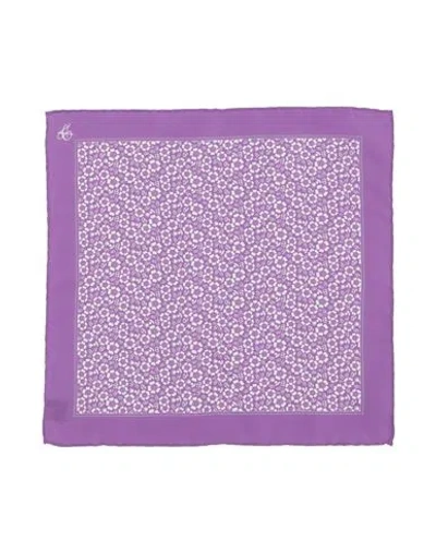 Canali Man Scarf Light Purple Size - Silk
