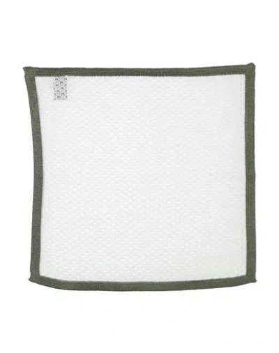 Canali Man Scarf Military Green Size - Cotton