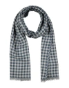 Canali Man Scarf Navy Size - Cotton, Modal