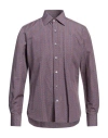 Canali Man Shirt Blue Size Xl Cotton, Linen
