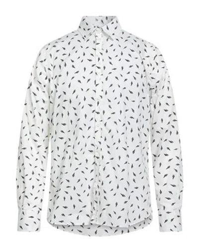 Canali Man Shirt White Size Xxl Cotton