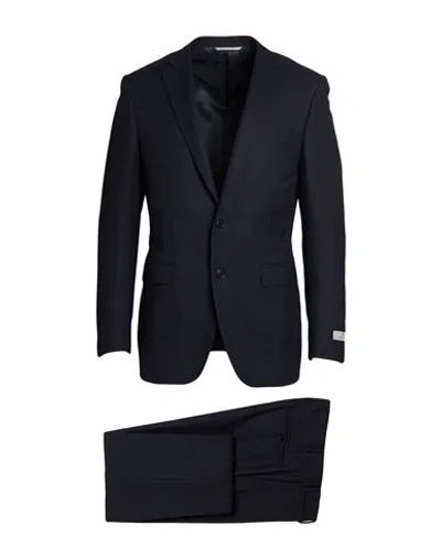 Canali Man Suit Midnight Blue Size 36 Wool