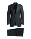 Canali Man Suit Midnight Blue Size 40 Virgin Wool