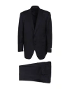 Canali Man Suit Midnight Blue Size 48 Wool In Black