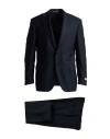 Canali Man Suit Midnight Blue Size 50 Wool In Blue
