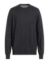 Canali Man Sweater Steel Grey Size 48 Merino Wool