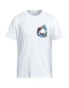 Canali Man T-shirt White Size 42 Cotton In White