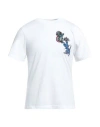 Canali Man T-shirt White Size 46 Cotton In White