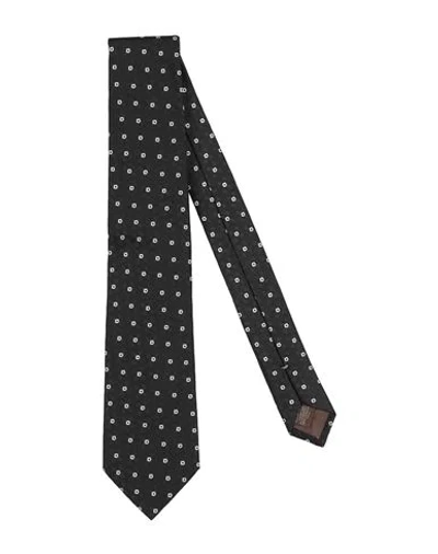 Canali Man Ties & Bow Ties Black Size - Silk