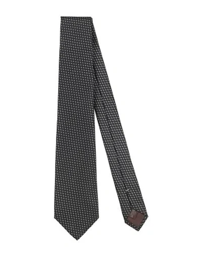 Canali Man Ties & Bow Ties Black Size - Silk