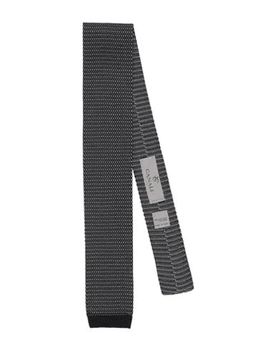 Canali Man Ties & Bow Ties Black Size - Silk