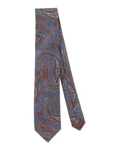 Canali Man Ties & Bow Ties Blue Size - Silk
