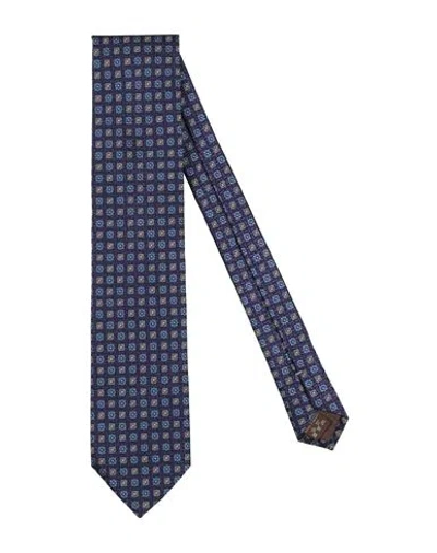 Canali Man Ties & Bow Ties Blue Size - Silk