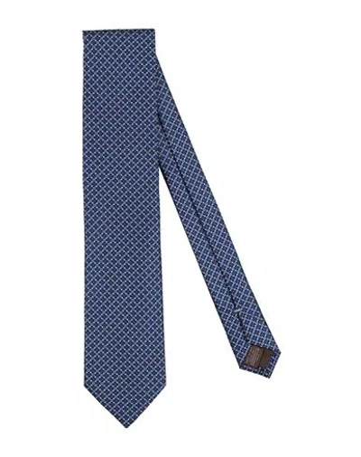 Canali Man Ties & Bow Ties Blue Size - Silk