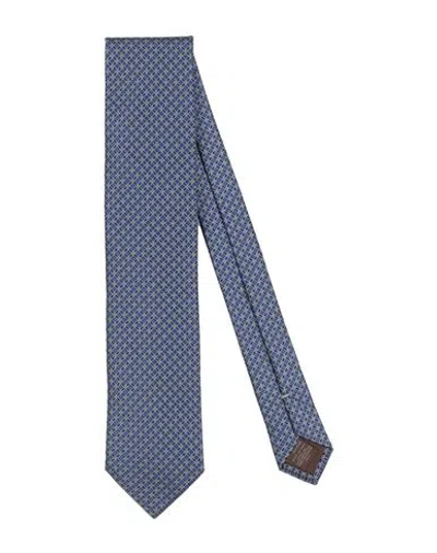 Canali Man Ties & Bow Ties Blue Size - Silk