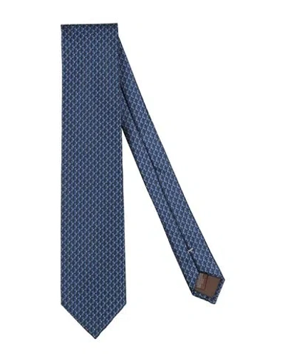 Canali Man Ties & Bow Ties Blue Size - Silk