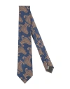 Canali Man Ties & Bow Ties Blue Size - Silk In Blue