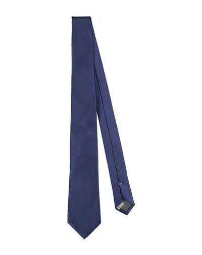 Canali Man Ties & Bow Ties Blue Size - Silk