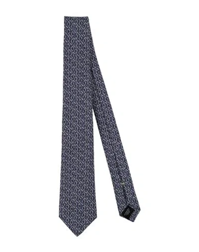Canali Man Ties & Bow Ties Blue Size - Wool, Cotton