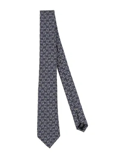 Canali Man Ties & Bow Ties Blue Size - Wool, Cotton