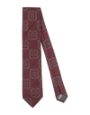 Canali Man Ties & Bow Ties Burgundy Size - Silk In Red