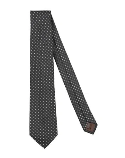 Canali Man Ties & Bow Ties Charcoal Size - Silk In Gray
