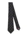 Canali Man Ties & Bow Ties Charcoal Size - Silk In Gray