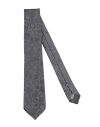 Canali Man Ties & Bow Ties Charcoal Size - Silk In Gray