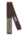 Canali Man Ties & Bow Ties Chocolate Brown Size - Cotton