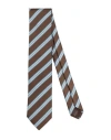 Canali Man Ties & Bow Ties Dark Brown Size - Silk In Brown