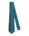 Canali Man Ties & Bow Ties Deep Teal Size - Silk In Green