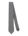 Canali Man Ties & Bow Ties Grey Size - Silk, Cashmere In Grey