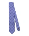 Canali Man Ties & Bow Ties Light Blue Size - Silk In Blue