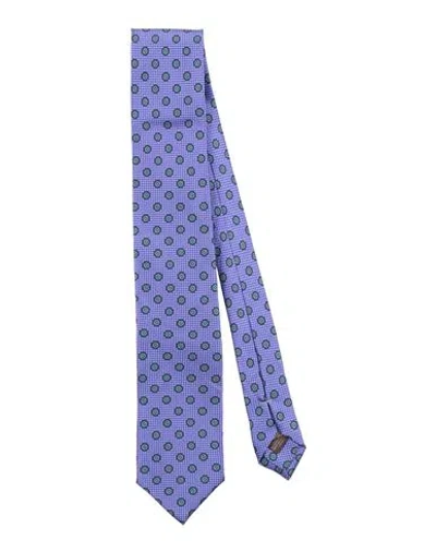 Canali Man Ties & Bow Ties Light Blue Size - Silk