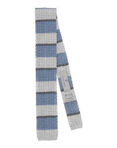Canali Man Ties & Bow Ties Light Blue Size - Silk In Blue