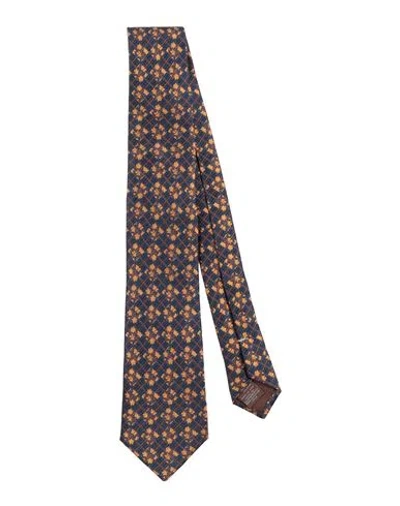Canali Man Ties & Bow Ties Midnight Blue Size - Silk